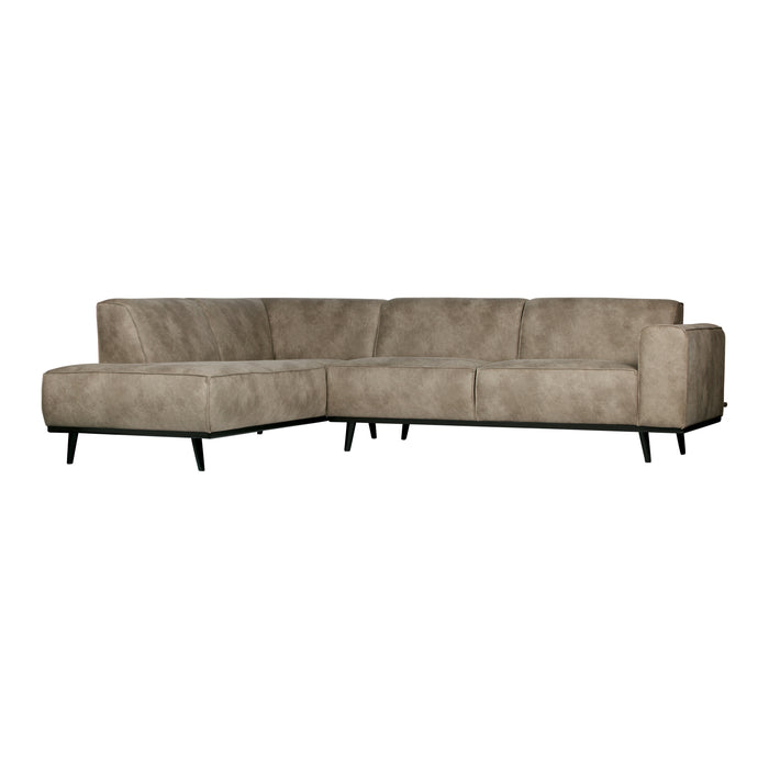 WOOOD Statement Hoekbank Links - Eco-leder - Elephant