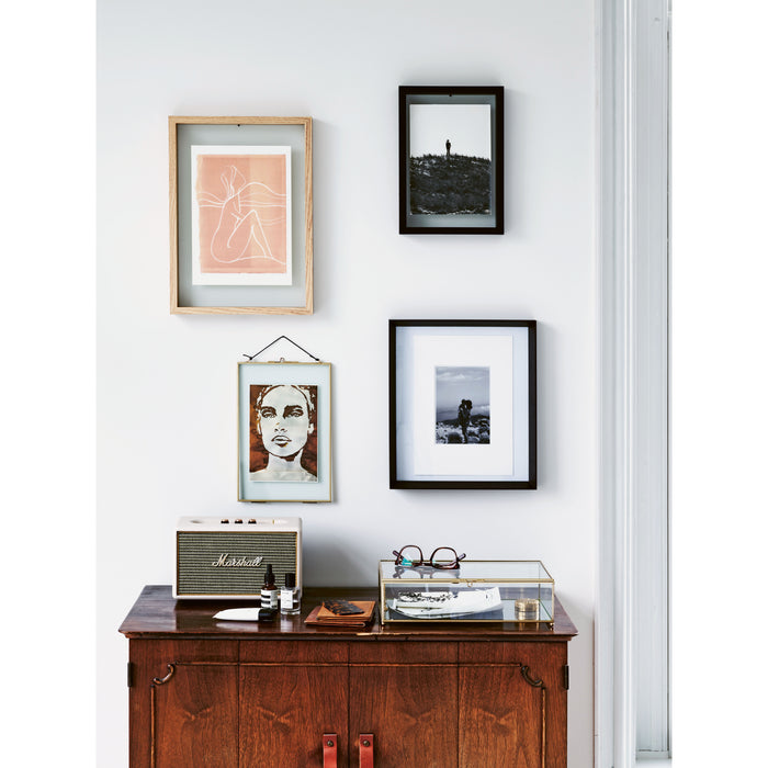 vtwonen Fotolijsten - 2 Stuks - Metaal - Zwart - 20x26cm