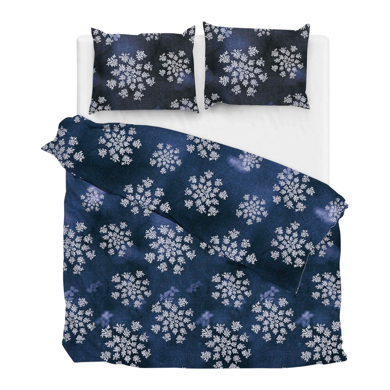 Zo! Home Basset Dekbedovertrek 240 x 200TC/220 cm - Blauw