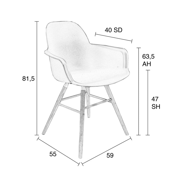 Zuiver Albert Kuip Armstoel
