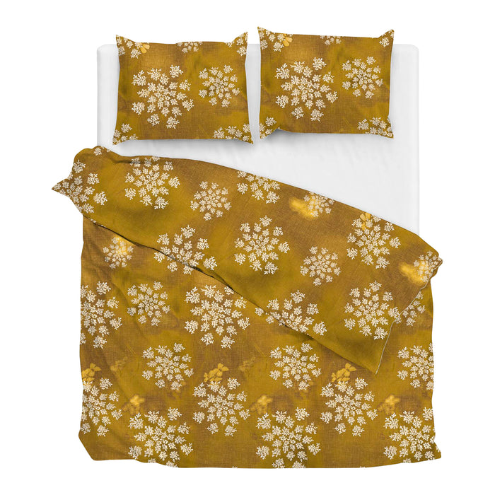 Zo! Home Basset Dekbedovertrek 200TC x 200TC/220 cm - Goud