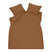 Vandyck Washed Cotton Dekbedovertrek 240 x 200/220 cm - Cognac
