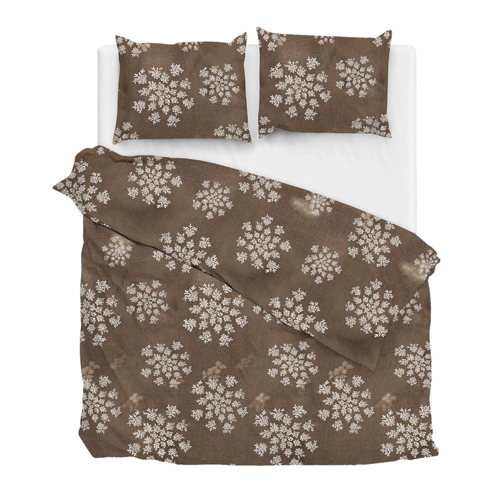 Zo! Home Basset Dekbedovertrek 200TC x 200TC/220 cm - Taupe