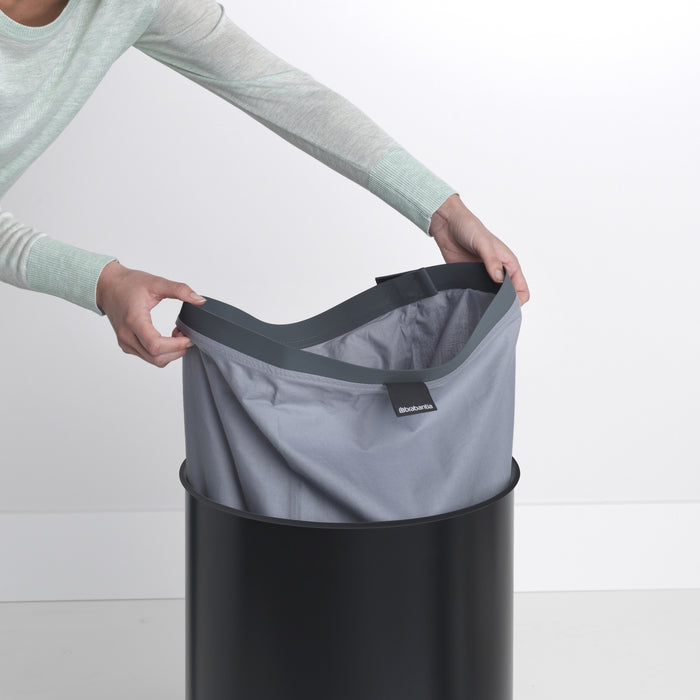 Brabantia Wasbox 60 L - Zwart / Kurk