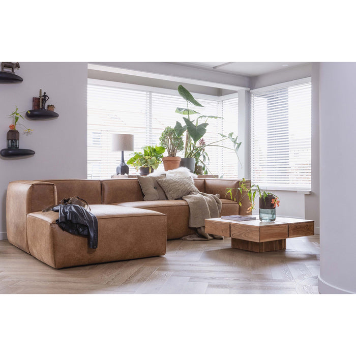 WOOOD Asta Lampenkap - Boucle - Zand - 25x35x35