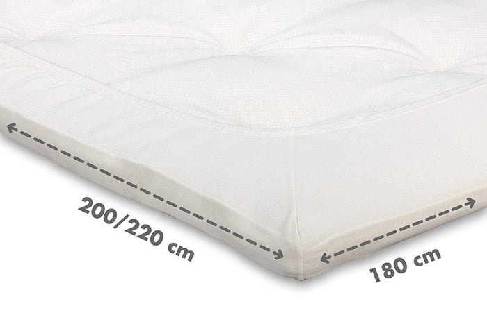 Beter Bed Select hoeslaken Jersey topper - 200 x 200|210|220 cm