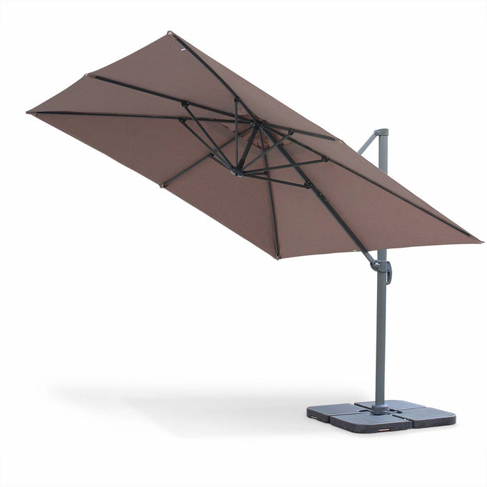 sweeek - Zweefparasol, Falgos, 3x3m