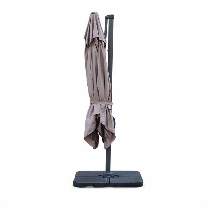 sweeek - Zweefparasol, Falgos, 3x3m