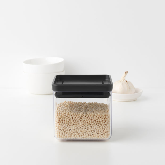 Brabantia Tasty+ Stapelbare Voorraadbus 0,7 L - Dark Grey