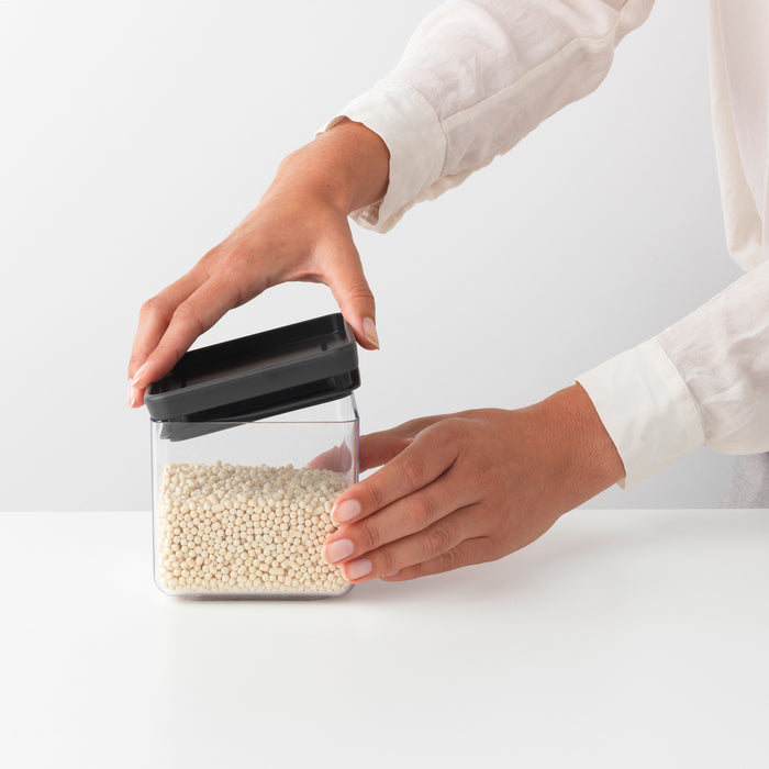 Brabantia Tasty+ Stapelbare Voorraadbus 0,7 L - Dark Grey