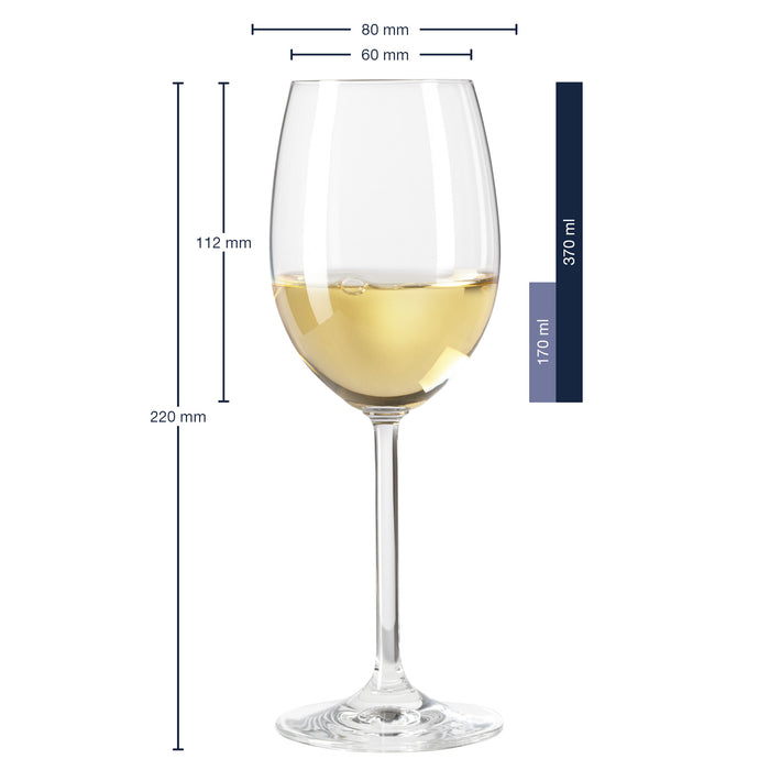 Leonardo Daily Witte Wijnglas 0,37 L - 6 st.