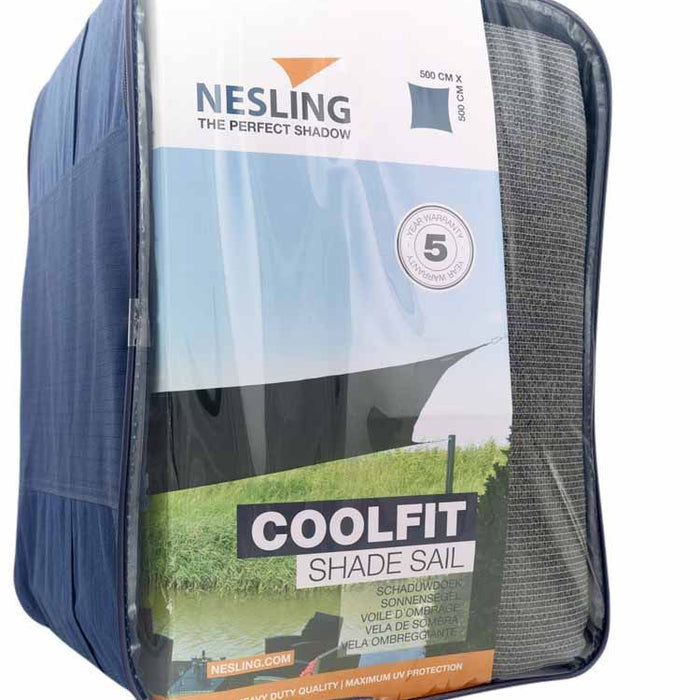 Nesling Coolfit Schaduwdoek Antraciet 500 x 500 cm