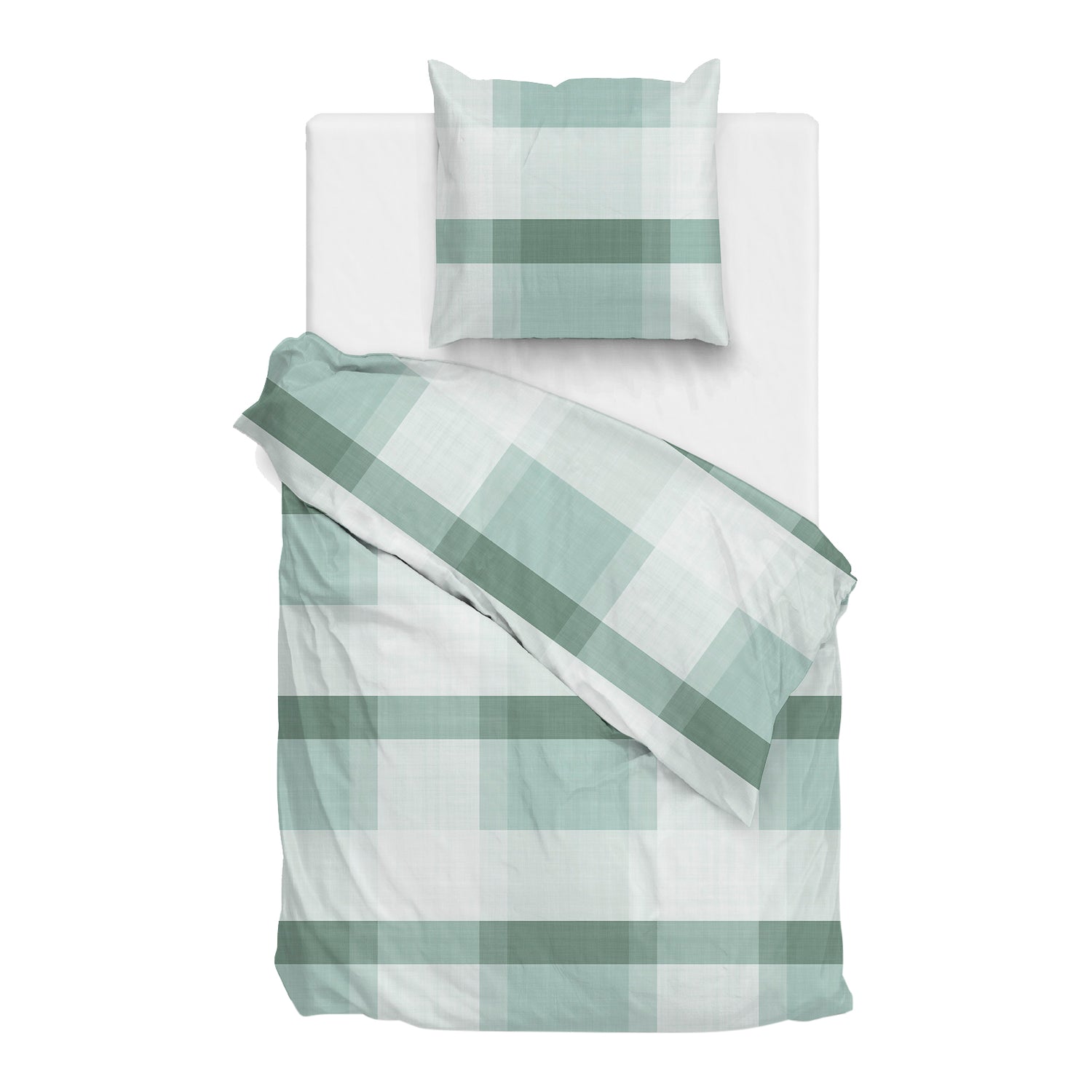 Zo! Home Scout Dekbedovertrek 140 x 200TC/220 cm - Mint