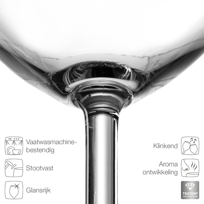 Leonardo Daily Rode Wijnglas 0,47 L - 6 st.
