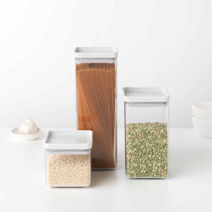 Brabantia Tasty+ Stapelbare Voorraadbus 1,6 L - Wit