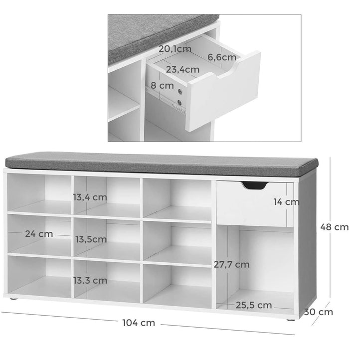 Nancy's Schoenenkast -  - Wit