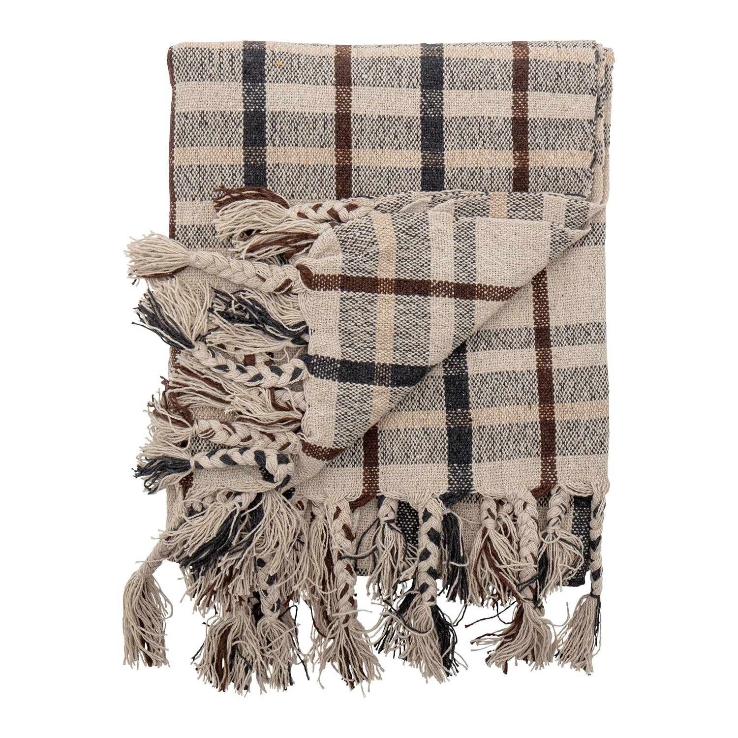 Bloomingville Ekin Plaid - Recycled Katoen