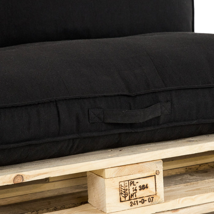 Unique Rugkussen Luanda Zwart - 120 x 40 cm