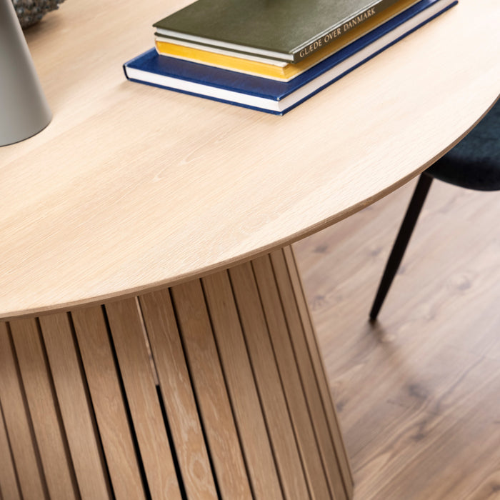 by fonQ Tower Eettafel Ø 120 cm - Eiken