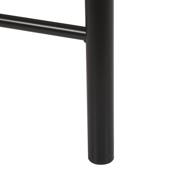 Beliani - ANTLIA - Tweepersoonsbed - Zwart - 140 x 200 cm - Metaal