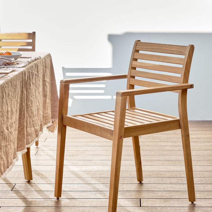 Kave Home - Hanzel massief 100% FSC acacia tuinstoel