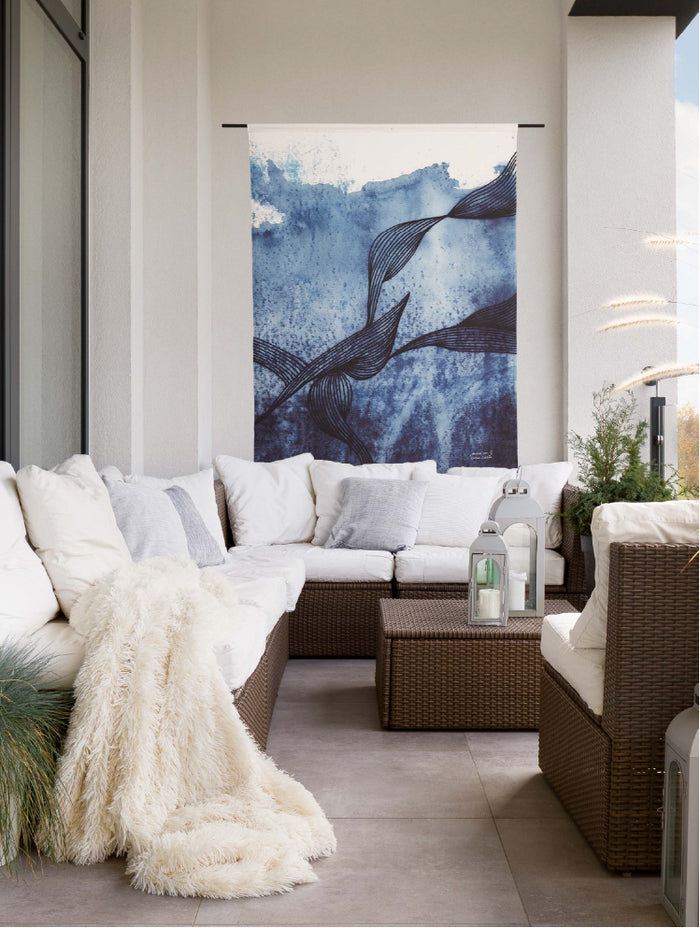 Urban Cotton - Laws of Motion Small - Wandkleed Outdoor