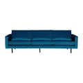 WOOOD Rodeo 3-zitsbank - Velvet -  Blauw