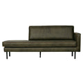 WOOOD Rodeo Daybed Rechts - Eco-leder -  Army