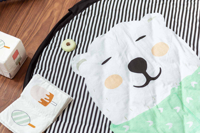 Play & Go Polar bear baby playmat - bag