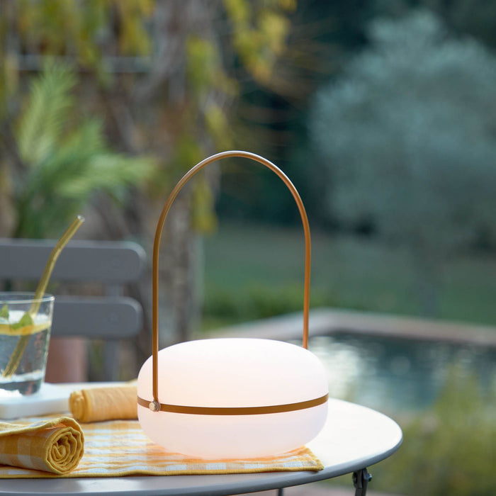 Kave Home Tea Tafellamp - Geel