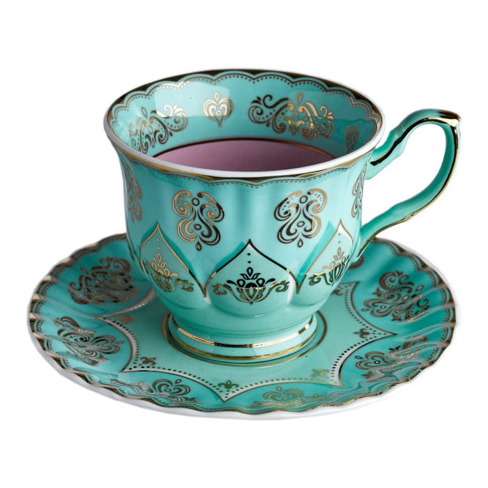 POLSPOTTEN Grandpa Kop & Schotel Set van 4 - 0,22 L