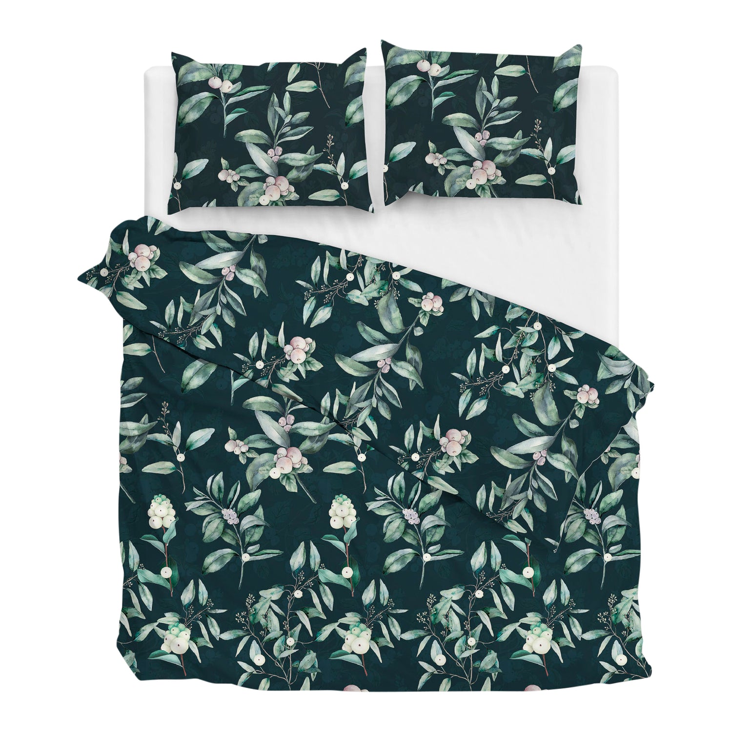 Zo! Home Matera Dekbedovertrek 200TC x 200TC/220 cm - Groen