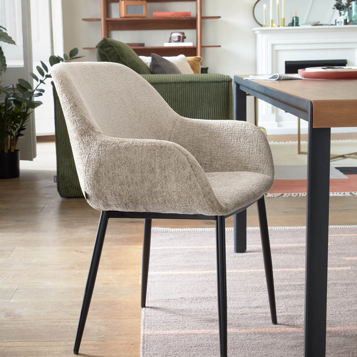 Kave Home Konna Eetkamerstoel - Beige
