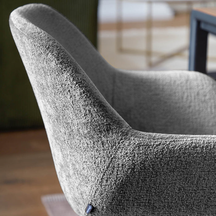 Kave Home Konna Eetkamerstoel - Donkergrijs