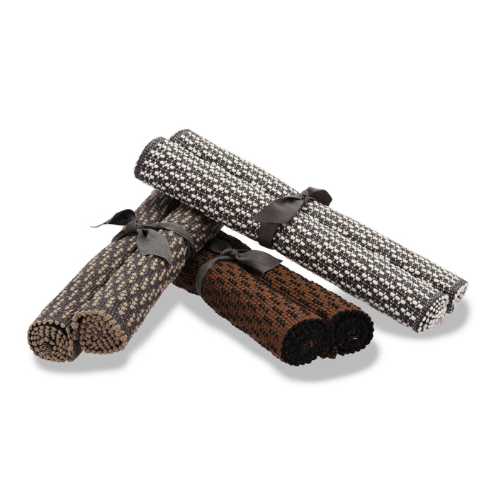 Södahl Graphic Placemat 33 x 48 cm - Wit/Grijs - 2 st.