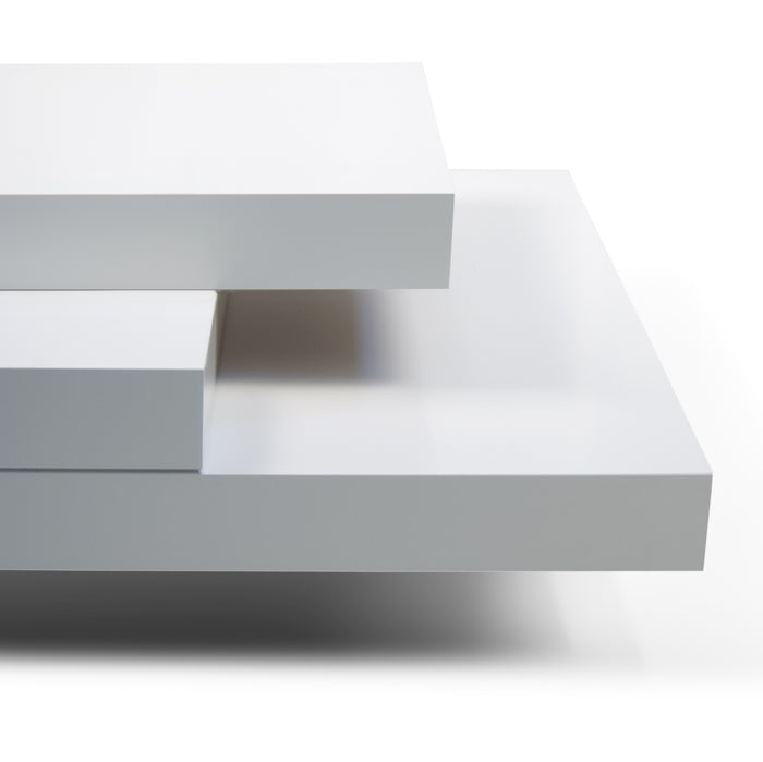 TemaHome Salontafel Slate - L90 X B90 X H30 Cm - Mat Wit