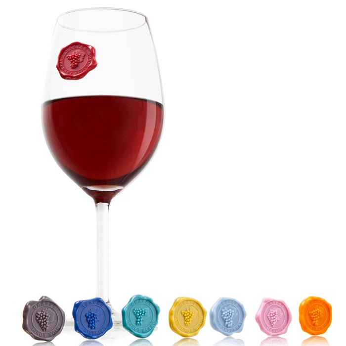 Vacuvin Glas Markers Grapes