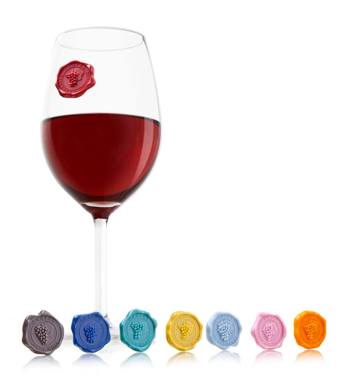 Vacuvin Glas Markers Grapes