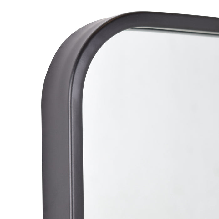 Fragix Boston Spiegel Rechthoekig - Zwart - Metaal - 90x60