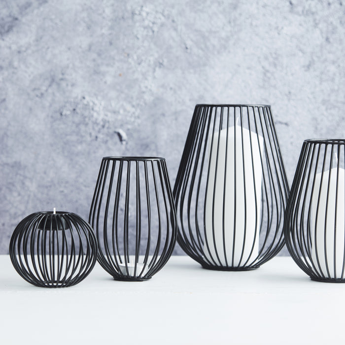 Point-Virgule Wire Waxinelichthouder