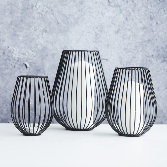 Point-Virgule Wire Waxinelichthouder