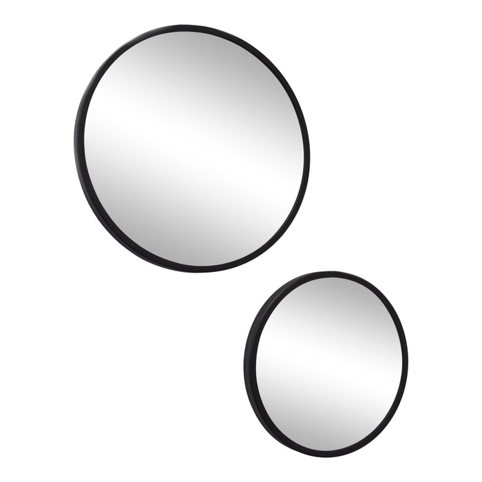 LOFT42 Mirror Spiegel Rond L Zwart - Metaal - Ø45