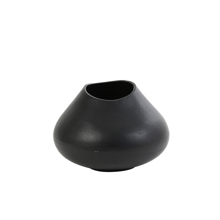 Light & Living Vaas Breston - Zwart - Ø26x17,5 cm