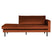 WOOOD Rodeo Daybed Rechts - Velvet -  Roest