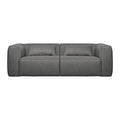 WOOOD Bean 3,5-zitsbank - Polyester - Mid Grey