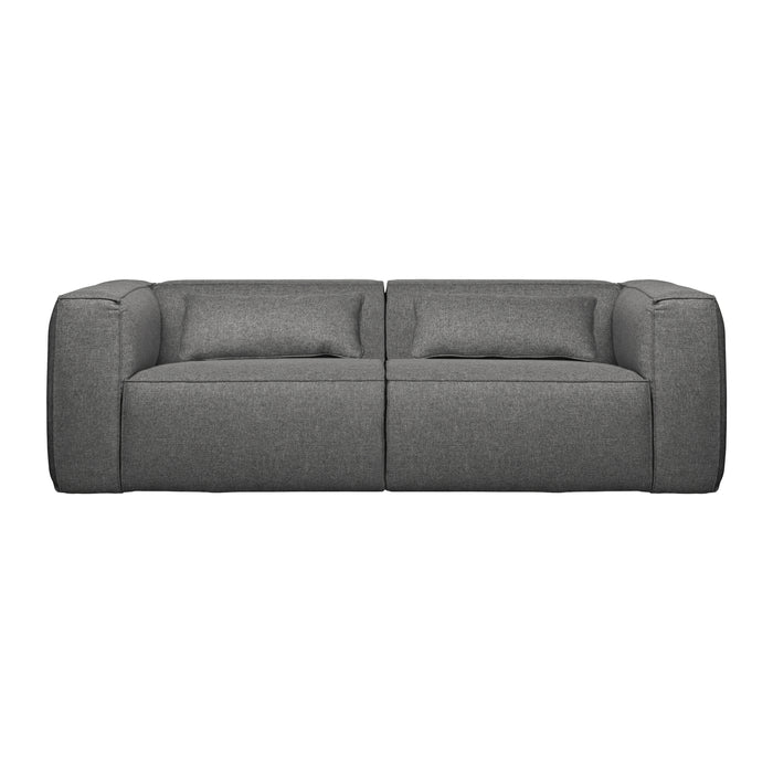 WOOOD Bean 3,5-zitsbank - Polyester - Mid Grey
