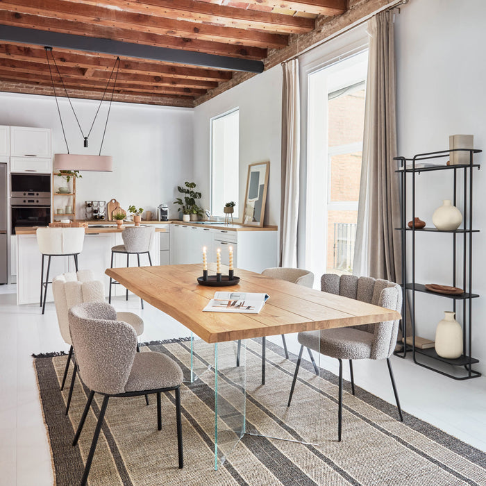 Kave Home Aniela Eetkamerstoel - Wit