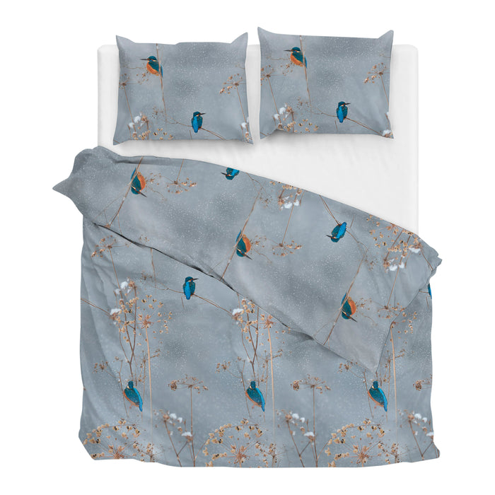 Zo! Home Lamia Dekbedovertrek 200TC x 200TC/220 cm - Blauw