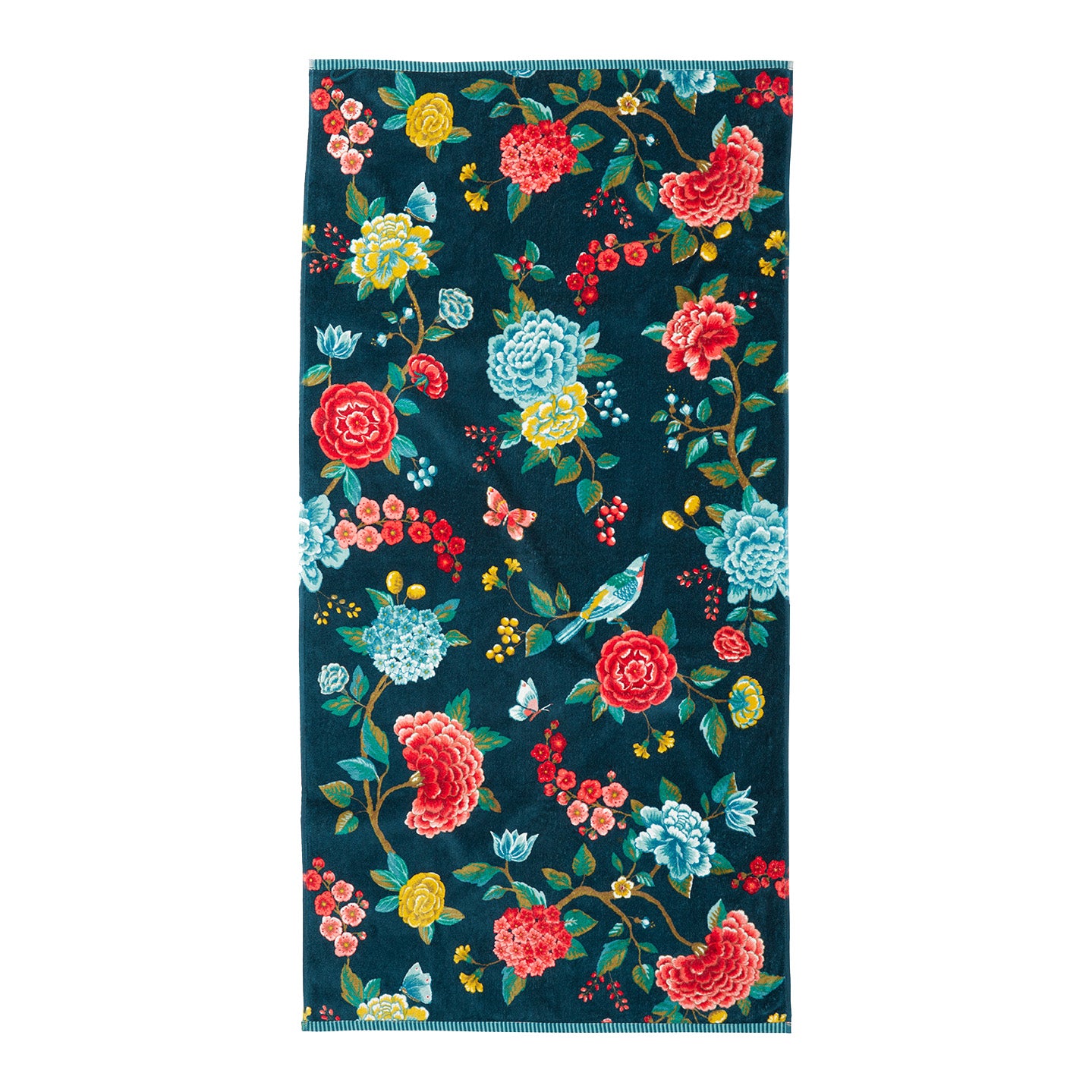 Pip Studio Good Evening Badhanddoek 70 x 140 cm - Donkerblauw