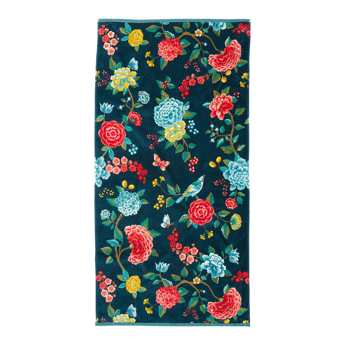 Pip Studio Good Evening Badhanddoek 70 x 140 cm - Donkerblauw
